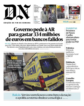 Cover of Diario de Noticias