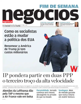 Cover of Jornal de Negocios