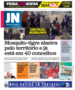 Cover of Jornal de Noticias