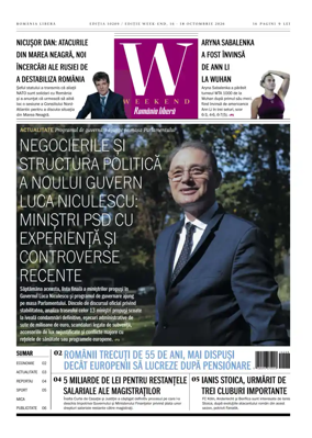 Cover of Romania Libera - Friday Edition