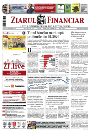 Cover of Ziarul Financiar