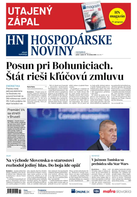 Cover of Hospodarske noviny