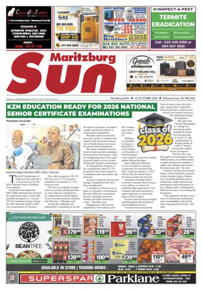 Cover of Maritzburg Sun (South Africa)