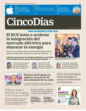 Cover of Cinco Dias
