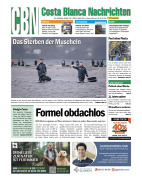 Cover of Costa Blanca Nachrichten