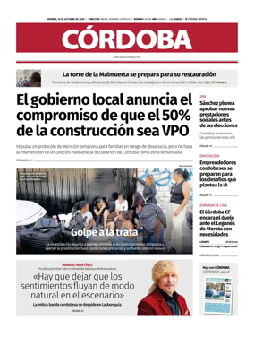 Cover of Diario Cordoba