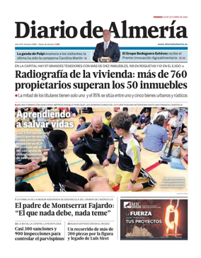 Cover of Diario de Almeria