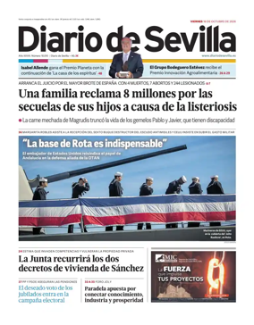 Cover of Diario de Sevilla