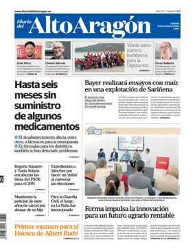 Cover of Diario del Alto Aragon