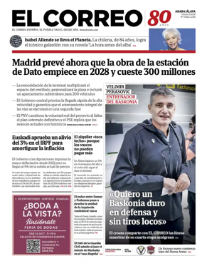 Cover of EL Correo (Alava)