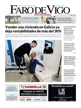 Cover of Faro de Vigo (Pontevedra)