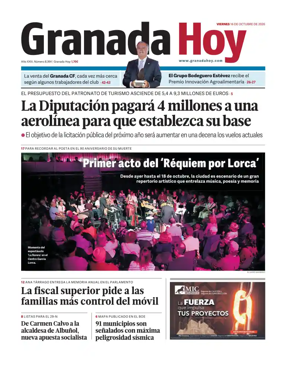 Cover of Granada Hoy