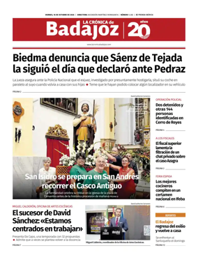 Cover of La Cronica de Badajoz BE
