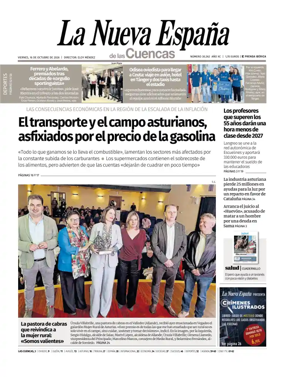 Cover of La Nueva Espana (Cuencas)