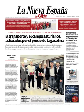 Cover of La Nueva Espana (Gijon)