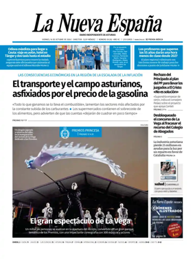 Cover of La Nueva Espana (Oviedo)