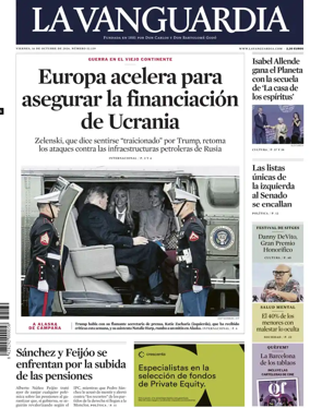 Cover of La Vanguardia (1st Edition)