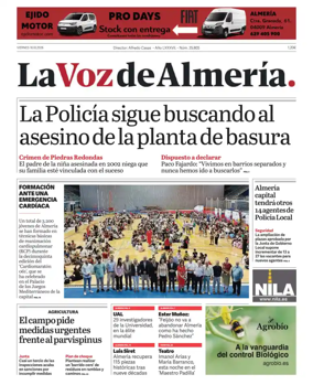 Cover of La Voz de Almeria