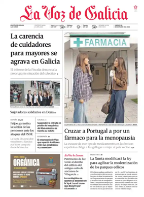Cover of La Voz de Galicia (Arousa)