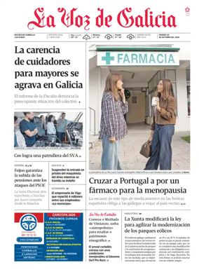 Cover of La Voz de Galicia (Carballo)