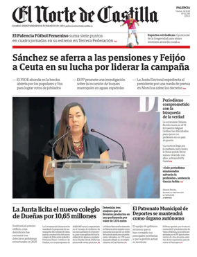 Cover of Norte de Castilla (Palencia)