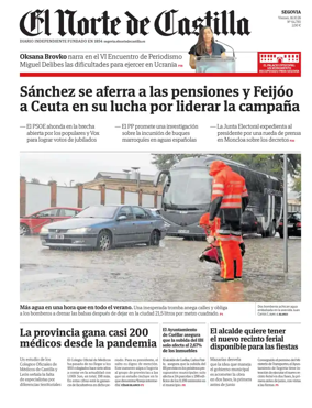 Cover of Norte de Castilla (Segovia)
