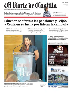 Cover of Norte de Castilla (Valladolid)