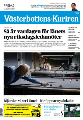 Cover of Vasterbottens-Kuriren