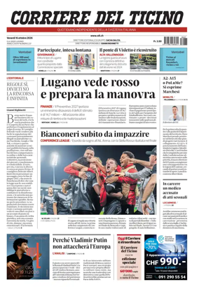 Cover of Corriere del Ticino