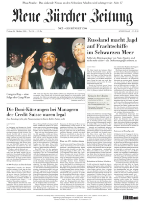 Cover of Neue Zurcher Zeitung