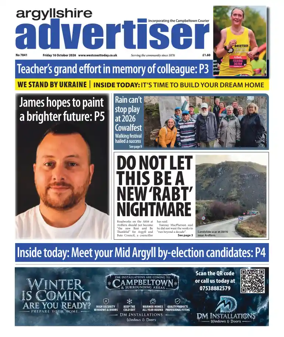 Cover of Argyllshire Advertiser