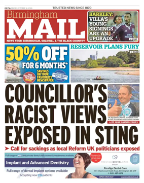 Cover of Birmingham Mail