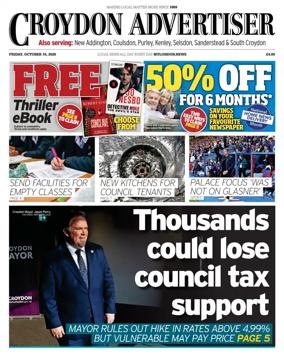 Cover of Croydon Advertiser