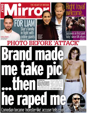 Cover of Daily Mirror