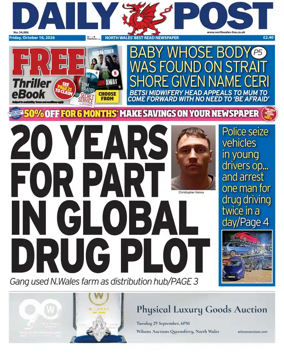 Cover of Daily Post (North Wales)