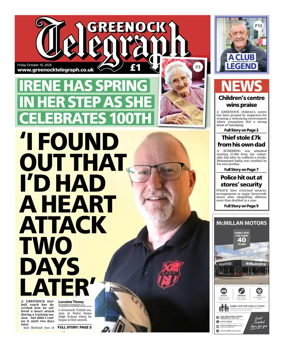 Cover of Greenock Telegraph