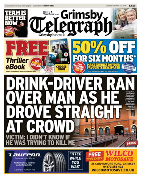 Cover of Grimsby Telegraph
