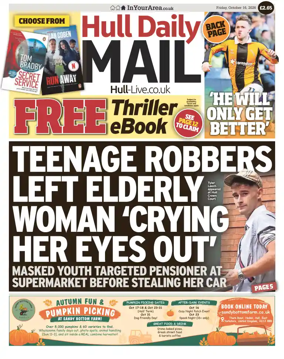Cover of Hull Daily Mail