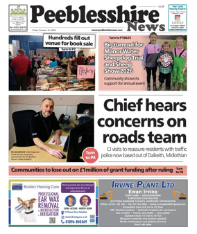 Cover of Peebleshire News