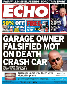 Cover of South Wales Echo