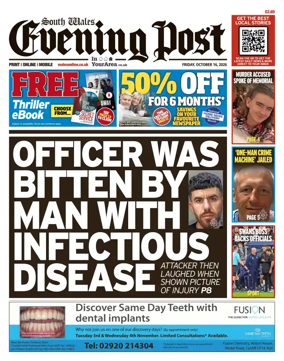 Cover of South Wales Evening Post