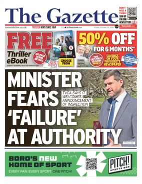 Cover of Teesside Evening Gazette