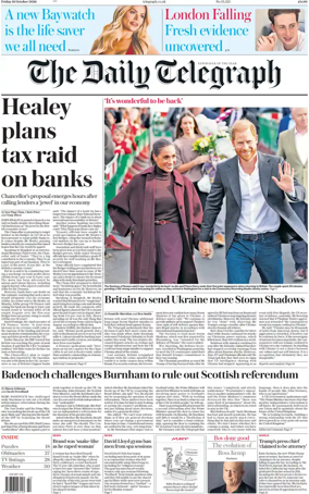 Cover of The Daily Telegraph