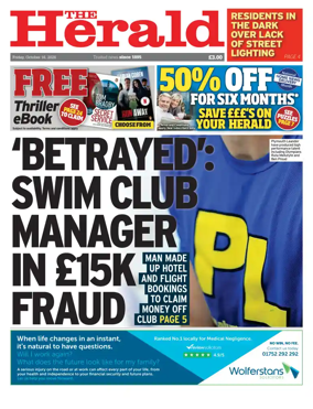 Cover of The Plymouth Herald