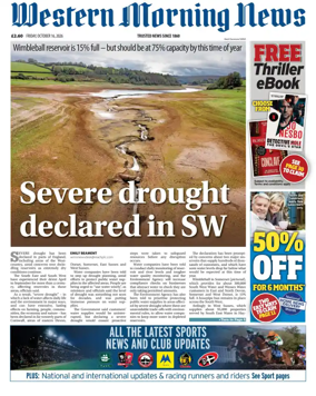 Cover of Western Morning News