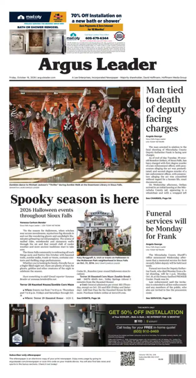Cover of Argus Leader