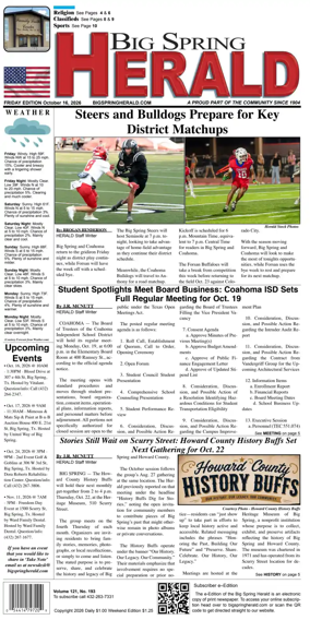 Cover of Big Spring Herald
