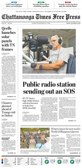 Cover of Chattanooga Times Free Press