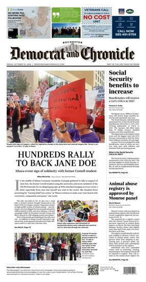 Cover of Democrat and Chronicle