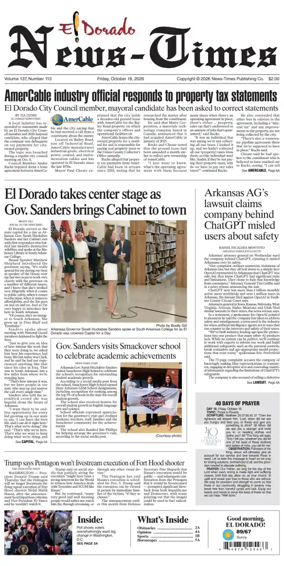 Cover of El Dorado News-Times